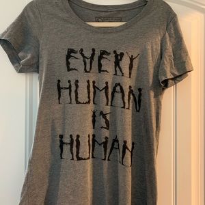 Every Human is Human graphic tee